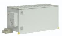 44-1010 Bachmann Scenecraft Relocatable Equipment Building Grey